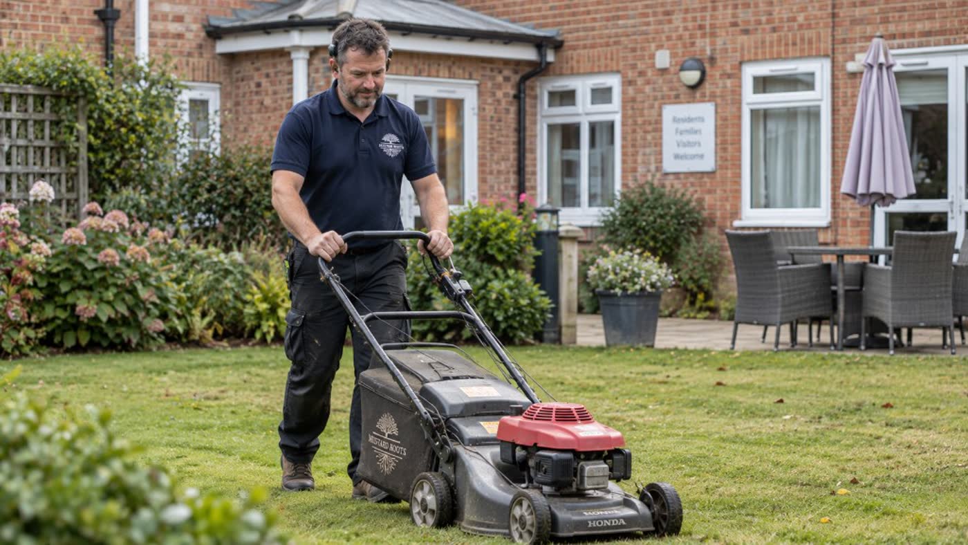 Grounds maintenance visit