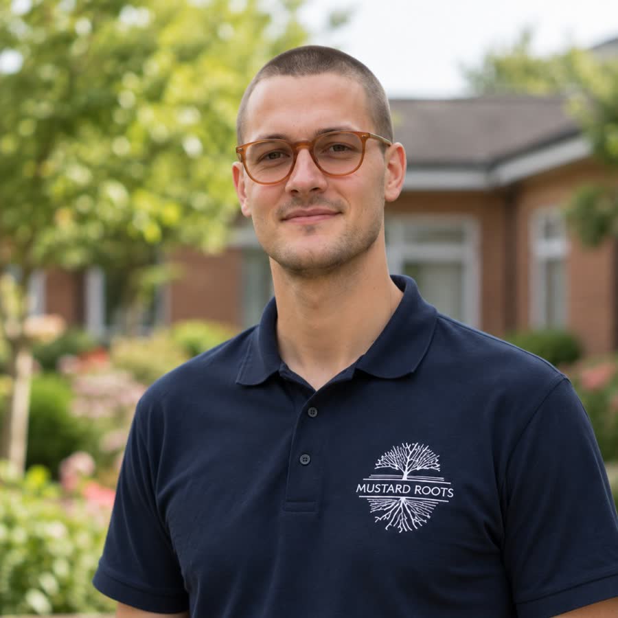 Sebastian, co-founder of Mustard Roots